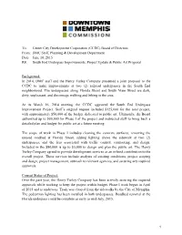 Project Update & Public Art Proposal