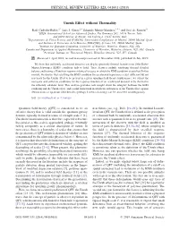 Unruh Effect Without Thermality