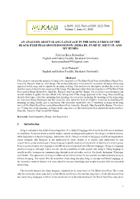 1 an Analysis About Slang Language in The