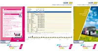 Ligne Ligne Horaires Valables À Compter Du 01/09/2013 Horaires Valables À Compter Du 01/09/2013