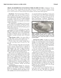 Origin and Distribution of Floor-Fractured Craters on Mars