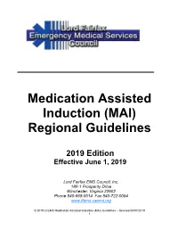 Pdf Medication Assisted Induction Guidelines Final 05072019