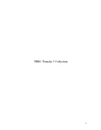 TBRC Tranche 3 Collection