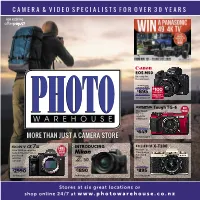 Than Just a Camera Store Camera & Video Specialists for Over 30 Years
