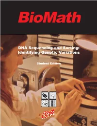 DNA Sequencing and Sorting: Identifying Genetic Variations