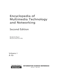 Encyclopedia of Multimedia Technology and Networking
