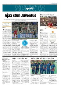 Matthijs De Ligt Striked• the Decisive Header for Ajax to Overcome Juventus