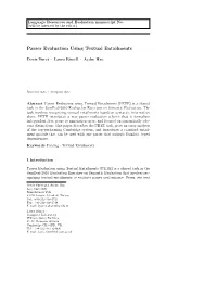 Parser Evaluation Using Textual Entailments