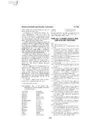 373 Part 744—Control Policy