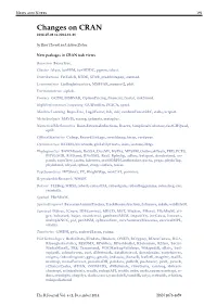 Changes on CRAN 2014-07-01 to 2014-12-31