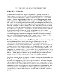 Cote D'ivoire 2020 Human Rights Report