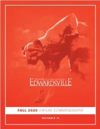 Download the Fall 2020 Virtual Commencement Program