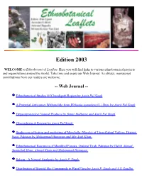 Front Matter Edition 2003
