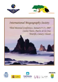 IBS 2007 Tenerife Abstract Book