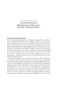 Michael Casey's Obscenities