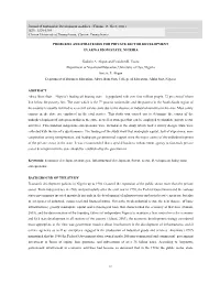 Problems and Strategies for Private Sector Development in Akwa Ibom State, Nigeria