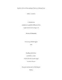 Rashīd Al-Dīn and the Making of History in Mongol Iran