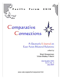 Comparative Connections, Volume 6, Number 2