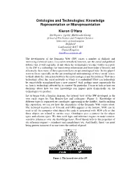 Knowledge Representation Or Misrepresentation Kieron O'hara