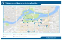 PAW Convention | Downtown Spokane Tour Map
