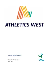 Rules of Competition