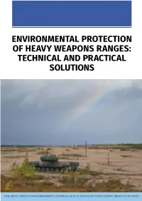 Environmental Protection of Heavy Weapons Ranges: Technical and Practical Solutions