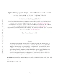 Optimal Hedging with Margin Constraints and Default Aversion