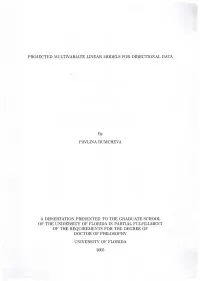 Projected Multivariate Linear Models for Directional Data