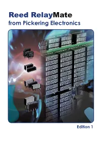 Reed Relaymate from Pickering Electronics