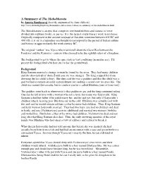 A Summary of the Mahabharata