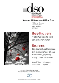 Brahms Beethoven