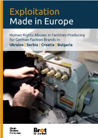 Exploitation Made in Europe