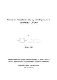 Narrating Trauma in Yann Martel's Life of Pi