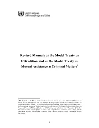 Revised Manual on the Model Treaty on Extradition II