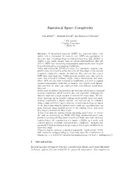 Sustained Space Complexity