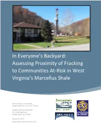 Assessing Proximity of Fracking to Communities At-Risk in West Virginia’S Marcellus Shale