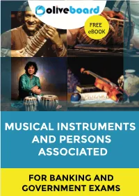 Musical Instruments and Persons Associated