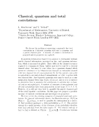 Classical, Quantum and Total Correlations