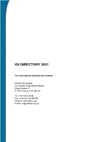 Ioi Directory 2021