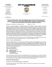 Notice of Preparation (NOP) Must Be Provided During This Response Period
