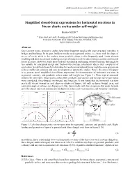 Simplified Closed‐Form Expressions for Horizontal Reactions in Linear Elastic Arches Under Self‐Weight