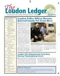 The Loudon Ledger” 2015 Schedule “The Loudon Ledger” Tues