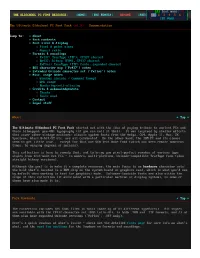 △ Top △ △ Top △ the Ultimate Oldschool PC Font Pack (V1.0