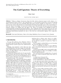 Space-Time, Dark Energy, Theory of Everything, Dark Matter, Physical Constants, Gravity, Quantum