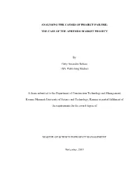 THE CASE of the APREMDO MARKET PROJECT by Gifty