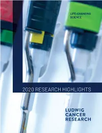 2020 Research Highlights