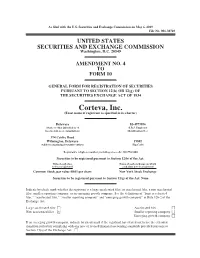 Corteva, Inc. (Exact Name of Registrant As Specified in Its Charter)