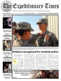 Soldiers Recognized for Combat Action Keeps Info Flowing Story and Photo by Convoy Being Engaged Simulta- Staff Sgt