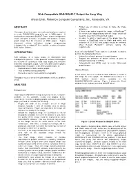Web Compatible SAS/GRAPH Output the Easy