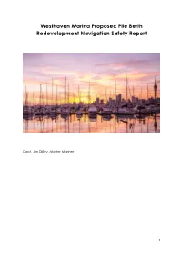 Westhaven Marina Proposed Pile Berth Redevelopment Navigation Safety Report